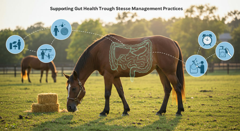 Stress and Digestion: How to Minimize Stress for a Healthy Horse Gut